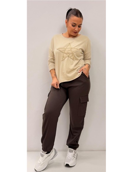 PANTALON ALICANTE MARRON