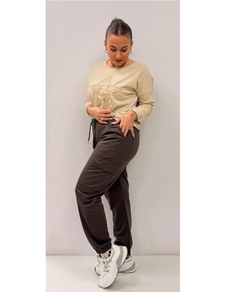 PANTALON ALICANTE MARRON