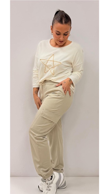 CAMISETA ESTRELLA BLANCO