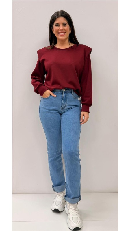 SUDADERA ALGAR BURDEOS