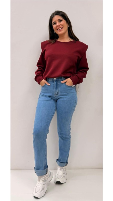 SUDADERA ALGAR BURDEOS 2