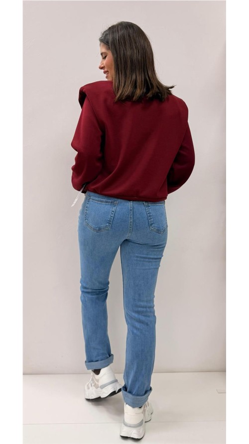 SUDADERA ALGAR BURDEOS