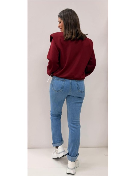 SUDADERA ALGAR BURDEOS