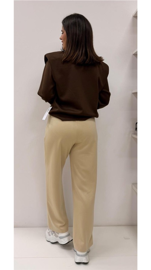 SUDADERA ALGAR MARRON