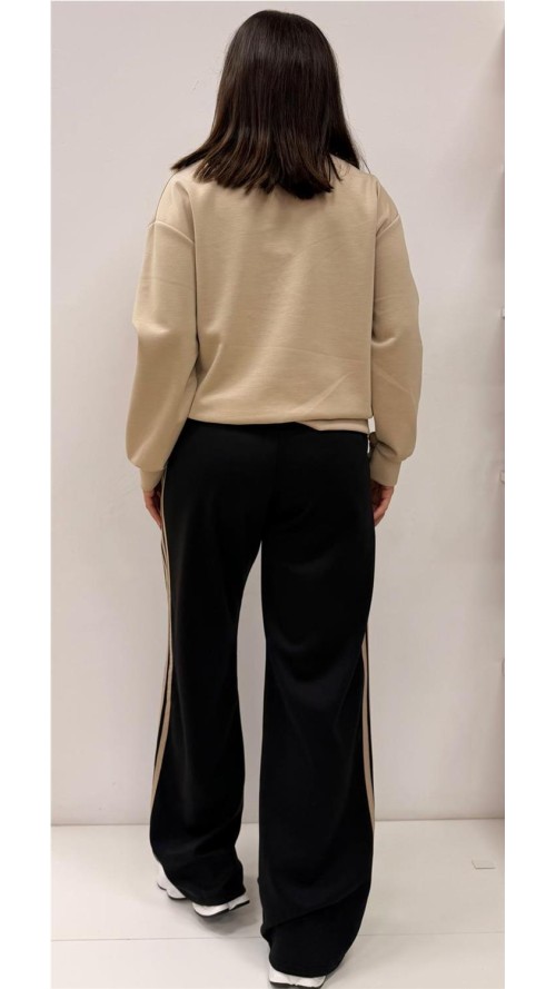 PANTALON 3 RAYAS NEGRO