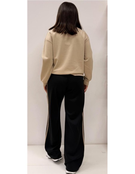 PANTALON 3 RAYAS NEGRO