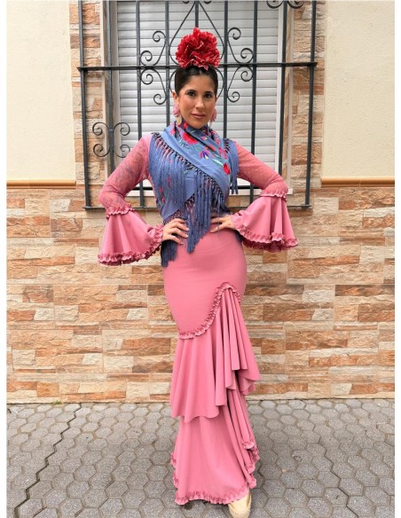 VESTIDO PLUMETI ROSA