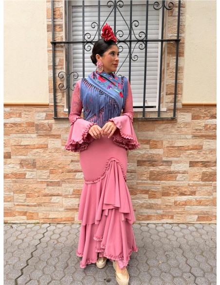 VESTIDO PLUMETI ROSA