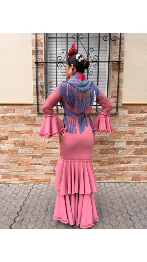 VESTIDO PLUMETI ROSA