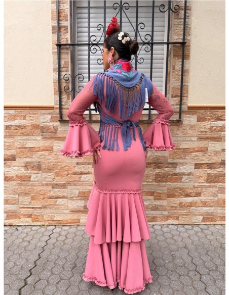 VESTIDO PLUMETI ROSA