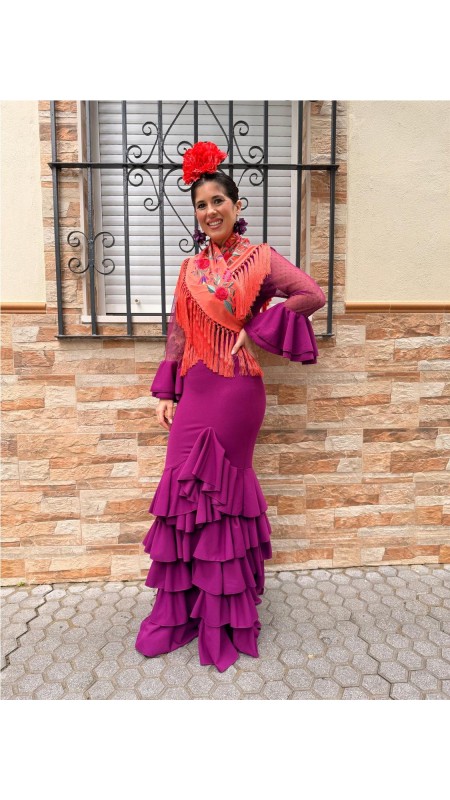 VESTIDO PLUMETI BUGANVILLA