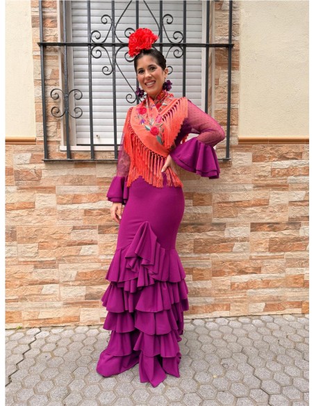 VESTIDO PLUMETI BUGANVILLA