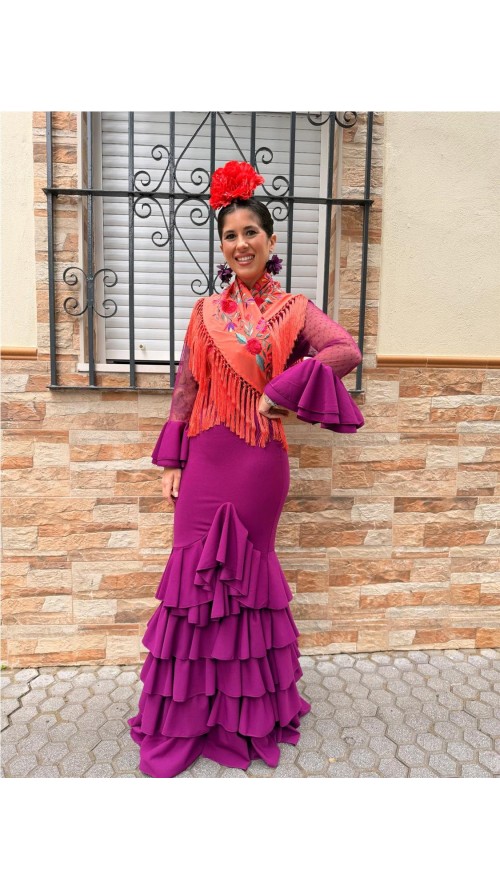 VESTIDO PLUMETI BUGANVILLA