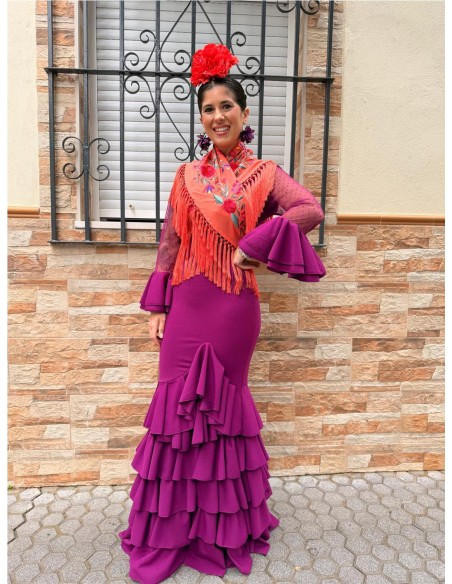 VESTIDO PLUMETI BUGANVILLA