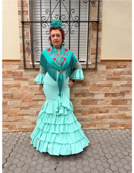 VESTIDO PLUMETI AGUAMAR