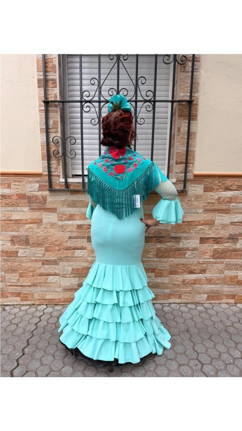 VESTIDO PLUMETI AGUAMAR