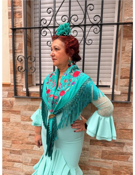 VESTIDO PLUMETI AGUAMAR