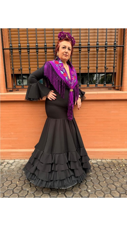 VESTIDO SEVILLA NEGRO
