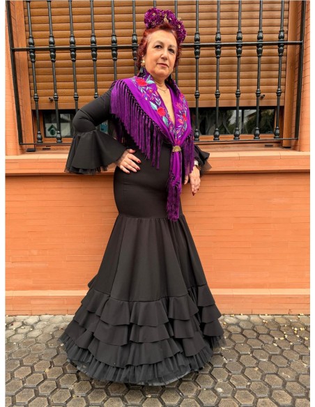 VESTIDO SEVILLA NEGRO