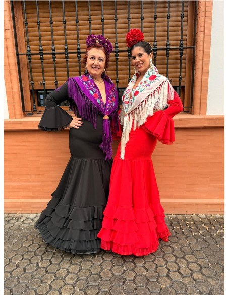 VESTIDO SEVILLA ROJO