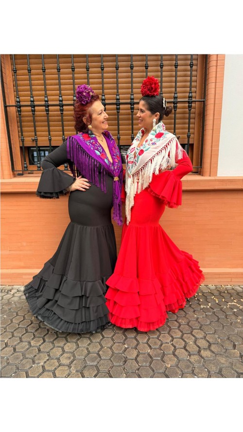 VESTIDO SEVILLA ROJO