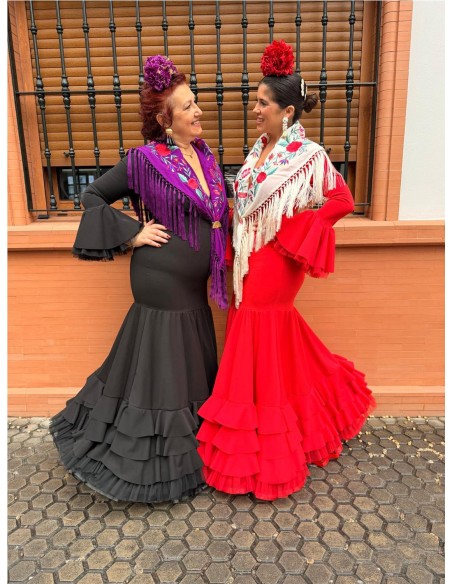 VESTIDO SEVILLA ROJO