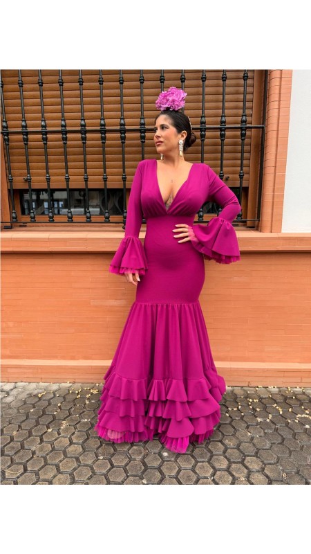 VESTIDO SEVILLA BUGANVILLA 2