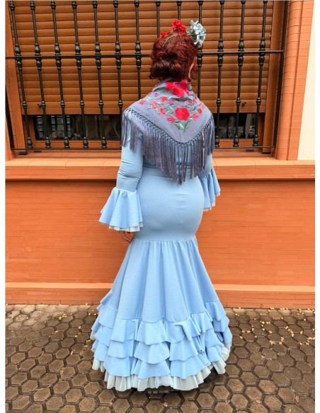 VESTIDO SEVILLA CELESTE