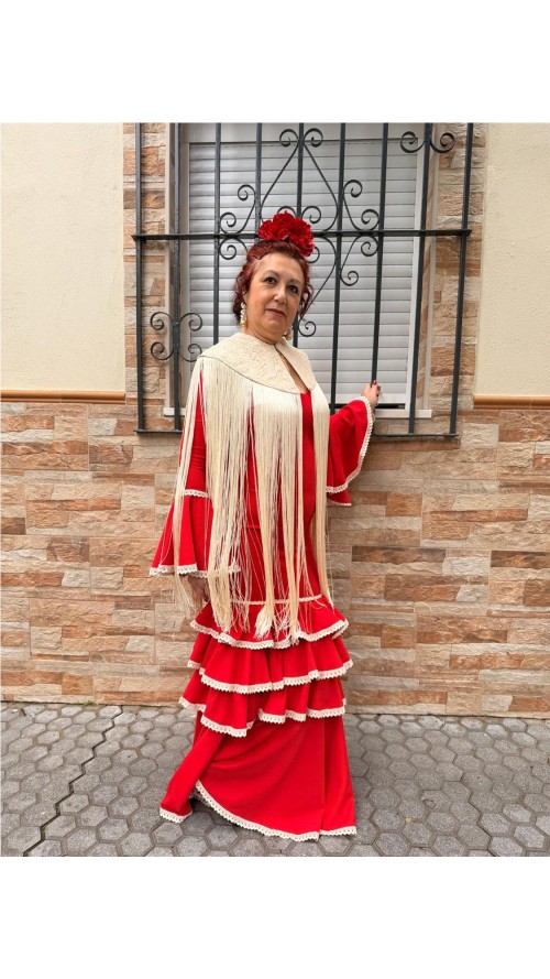 VESTIDO TRIANA ROJO