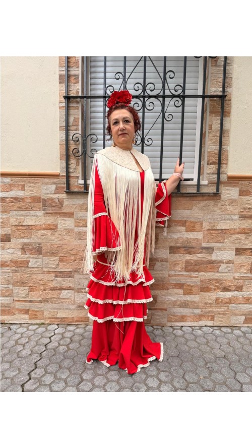VESTIDO TRIANA ROJO