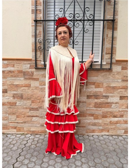 VESTIDO TRIANA ROJO