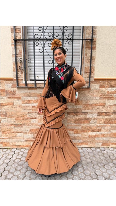 VESTIDO SEGOVIA MARRON 2