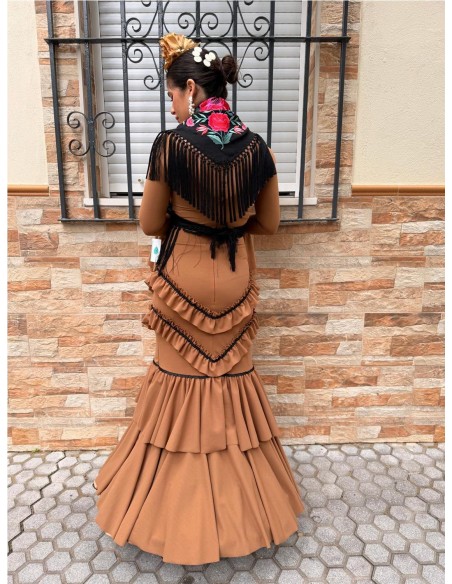 VESTIDO SEGOVIA MARRON