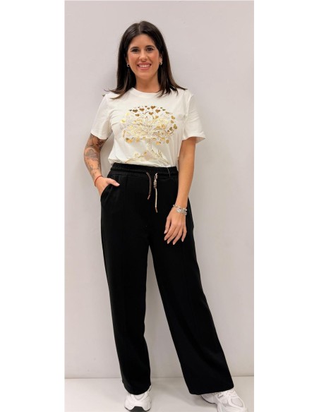 CAMISETA ARBOL VIDA ORO