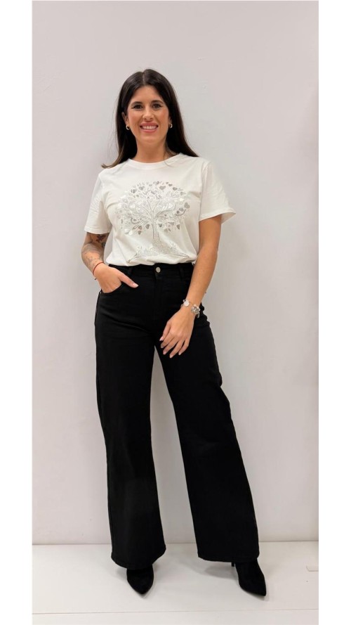 CAMISETA ARBOL VIDA PLATA