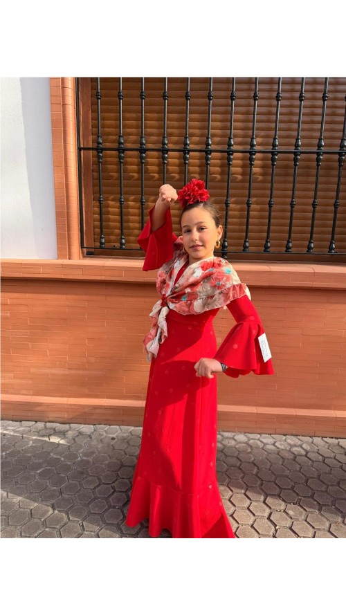 BATA AZUCENA NIÑA ROJO