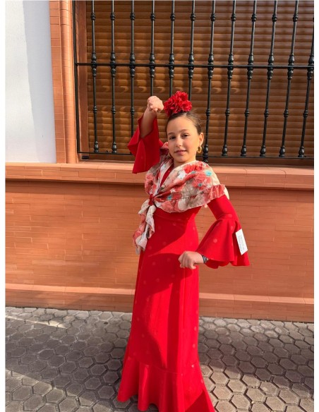 BATA AZUCENA NIÑA ROJO