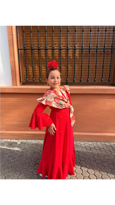 BATA AZUCENA NIÑA ROJO 2