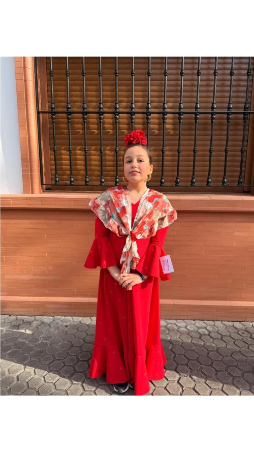 BATA AZUCENA NIÑA ROJO