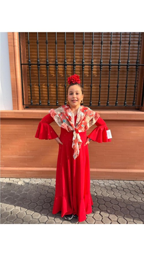 BATA AZUCENA NIÑA ROJO