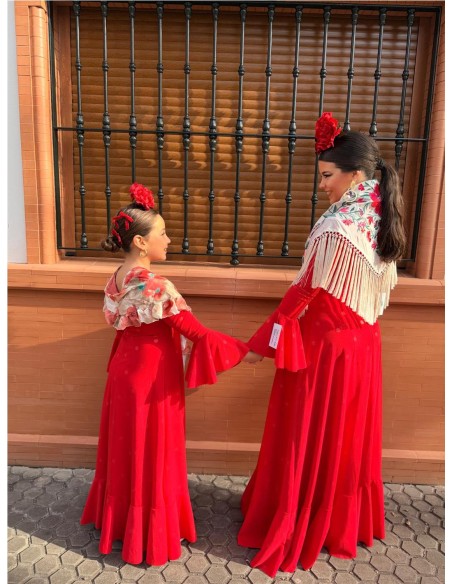 BATA AZUCENA NIÑA ROJO