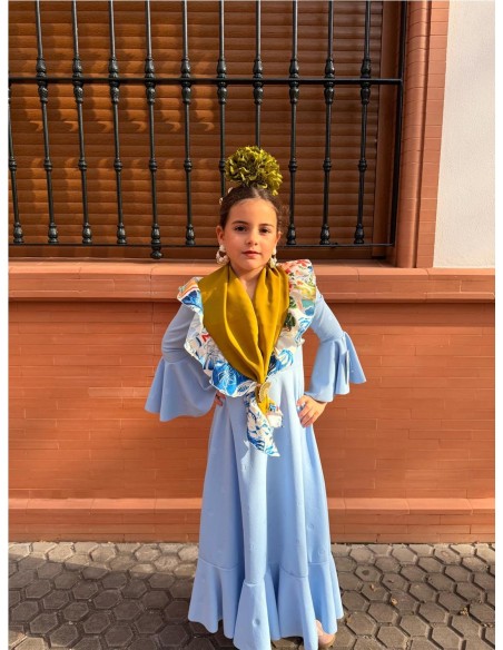 BATA AZUCENA NIÑA CELESTE