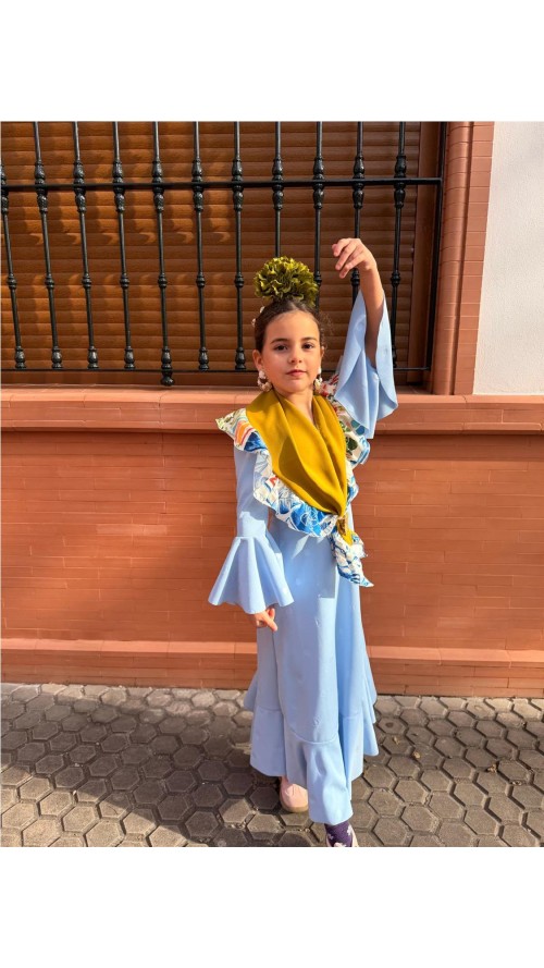 BATA AZUCENA NIÑA CELESTE