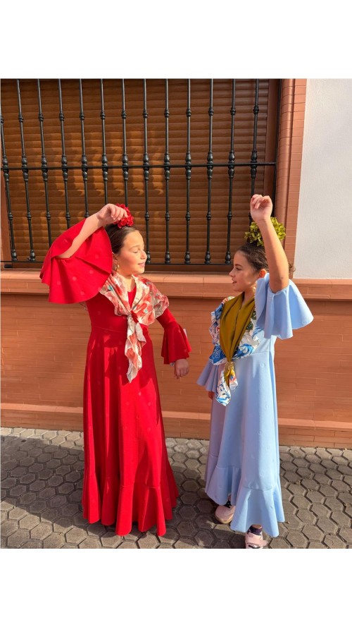 BATA AZUCENA NIÑA CELESTE