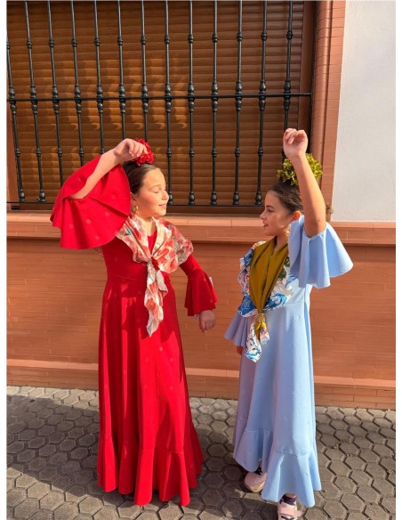 BATA AZUCENA NIÑA CELESTE