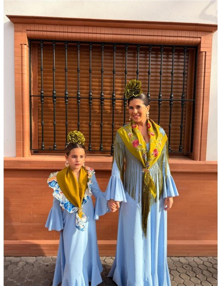 BATA AZUCENA NIÑA CELESTE