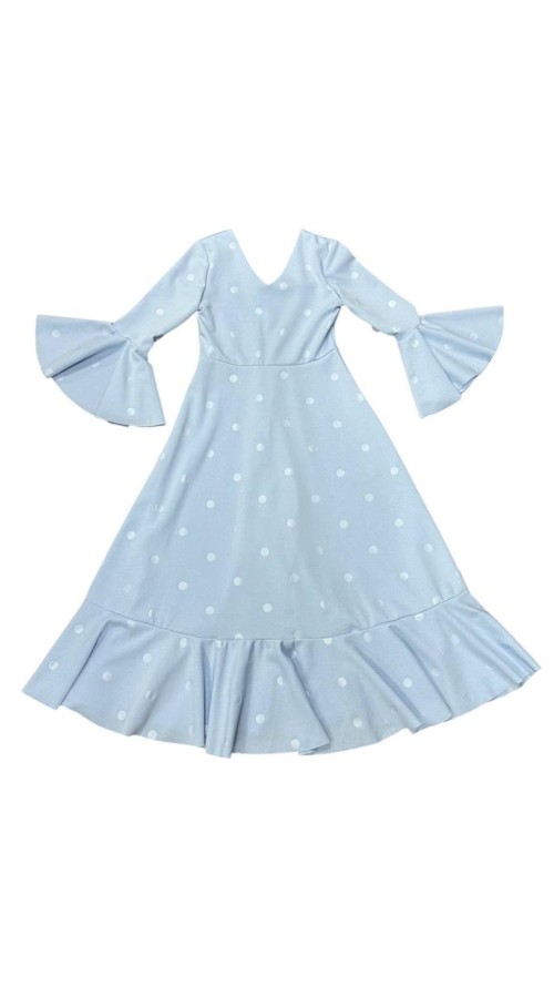 BATA AZUCENA NIÑA CELESTE