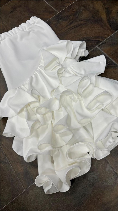 FALDA CORDOBA NIÑA BLANCO