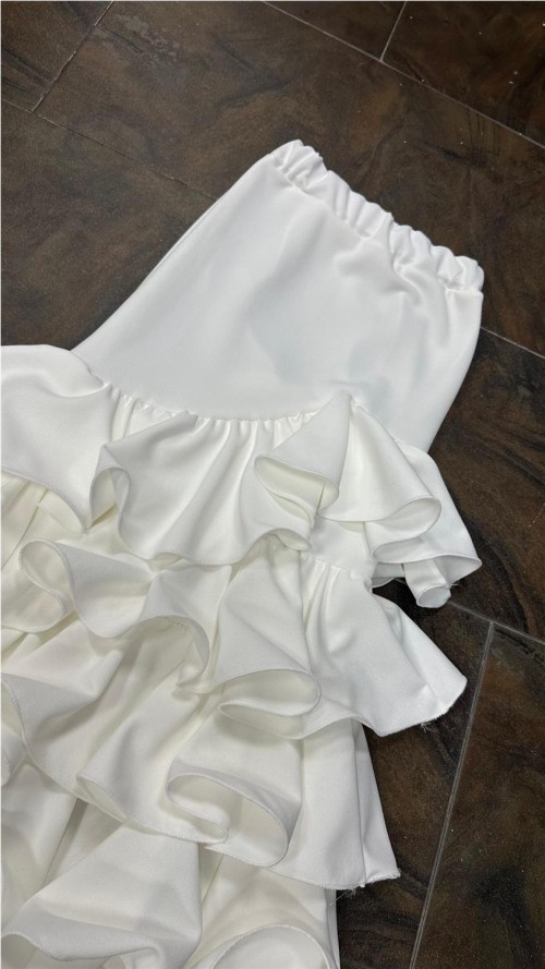 FALDA CORDOBA NIÑA BLANCO