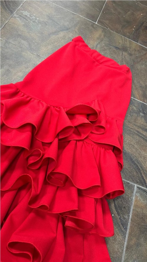 FALDA CORDOBA NIÑA ROJO